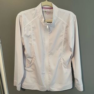 Healing hands purple label scrub jacket womens M
